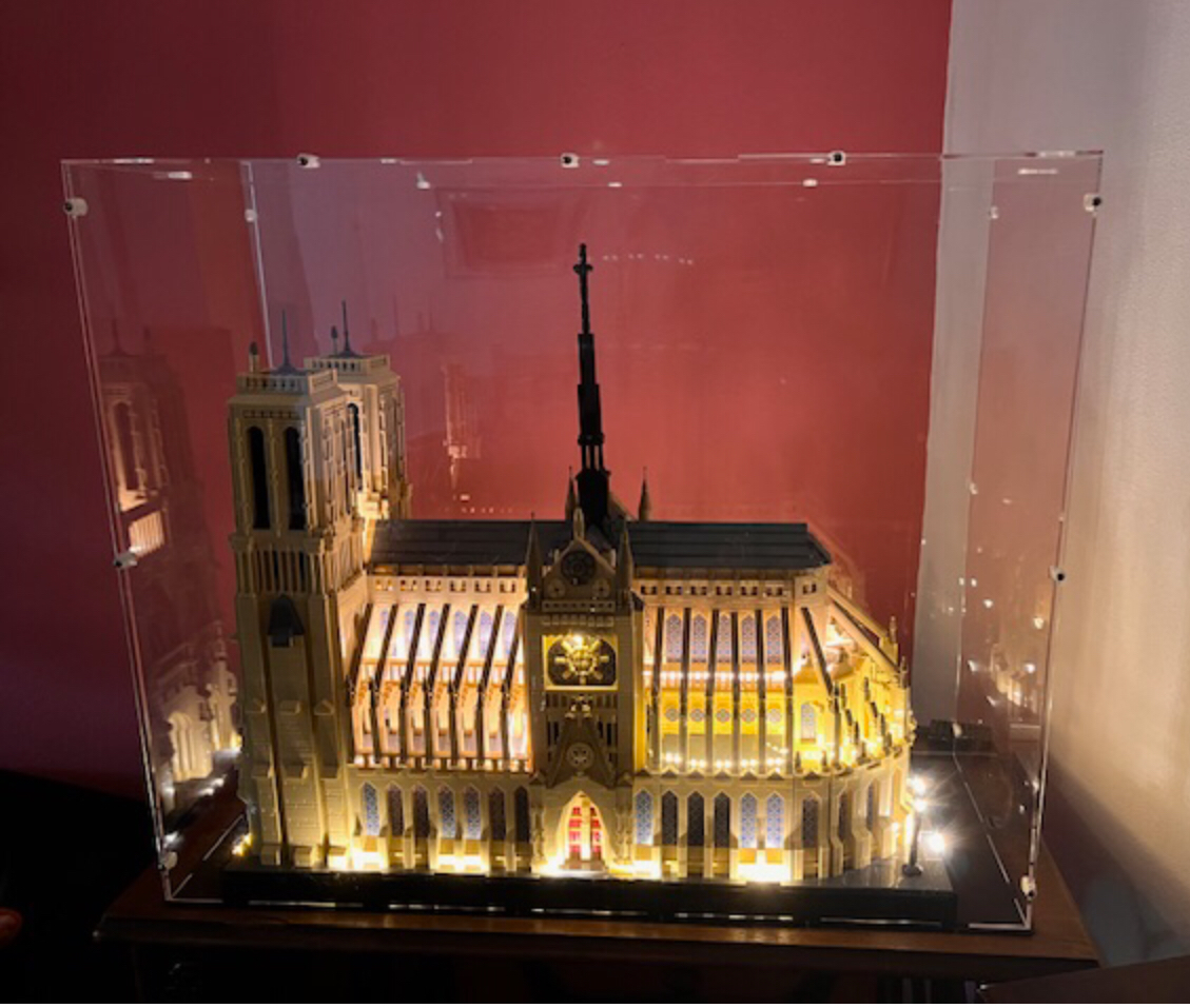 Acrylglas Vitrine  für Ihre Reobrix Vitrine Cathedrale Notre Dame 66016