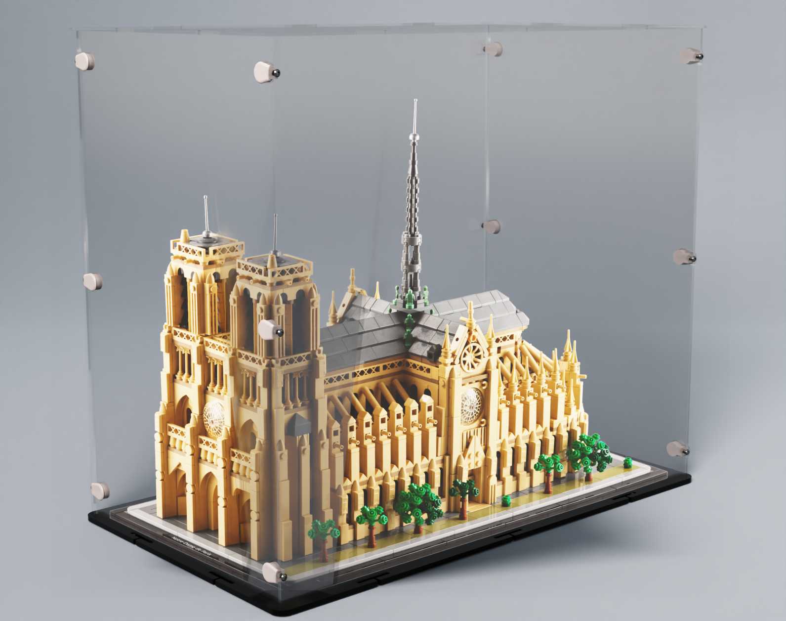 Acrylglas Vitrine Haube für Ihr LEGO® Modell Notre-Dame de Paris 21061