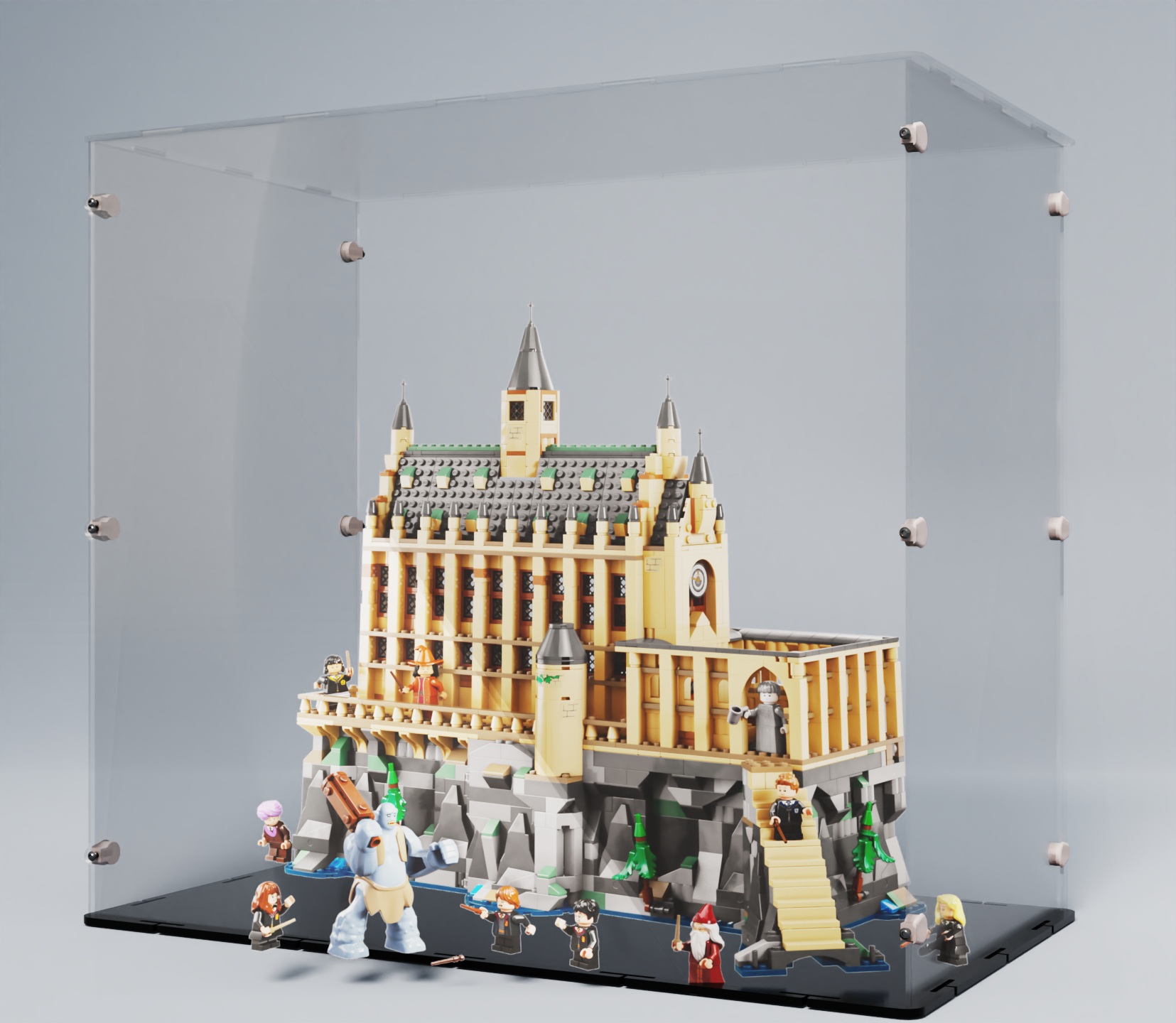 Acrylglas Vitrine Haube für Ihr LEGO® Modell Schloss Hogwarts: Die große Halle 76435